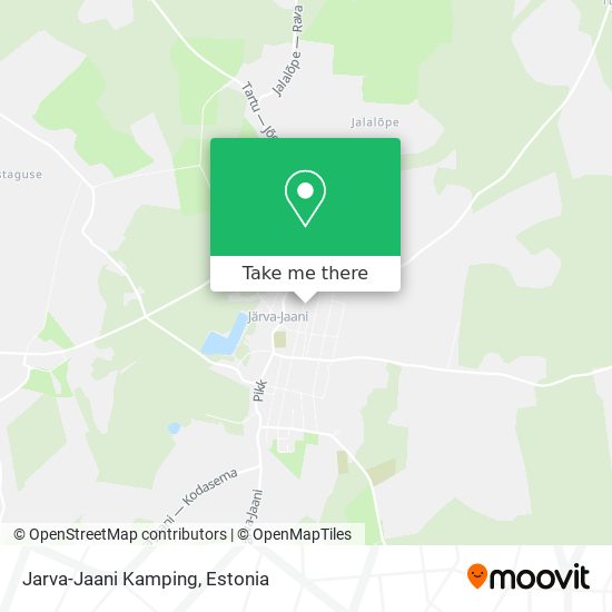 Jarva-Jaani Kamping map