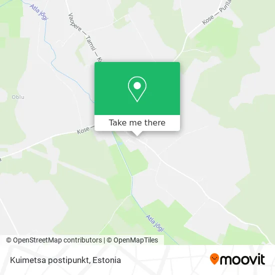 Карта Kuimetsa postipunkt