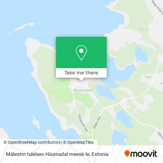 Карта Mälestm tulelaev Hiiumadal meesk-le