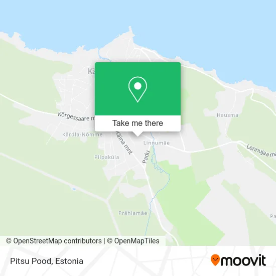 Карта Pitsu Pood