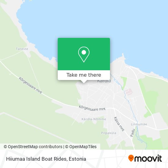 Hiiumaa Island Boat Rides map