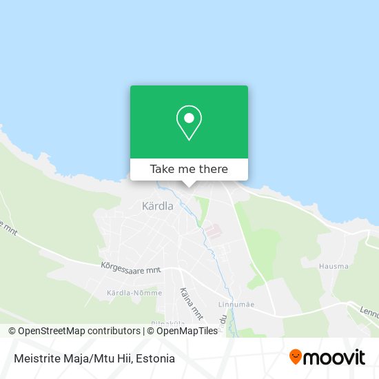 Meistrite Maja/Mtu Hii map