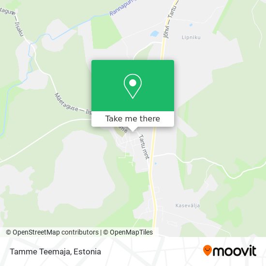 Tamme Teemaja map