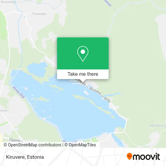 Карта Kiruvere