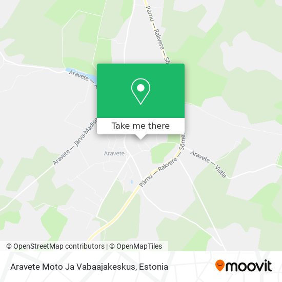 Aravete Moto Ja Vabaajakeskus map