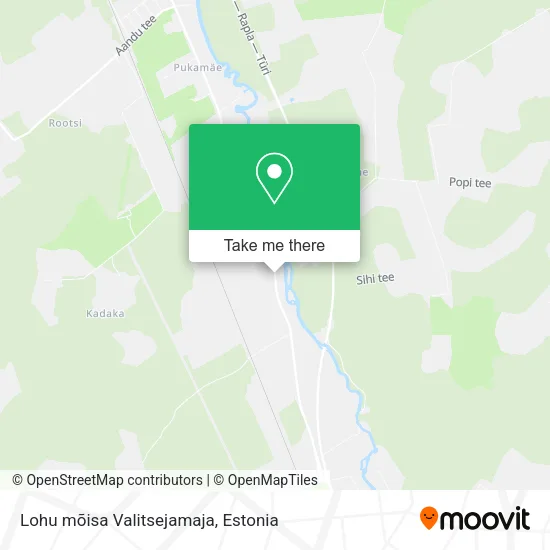 Карта Lohu mõisa Valitsejamaja