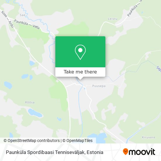 Paunküla Spordibaasi Tenniseväljak map