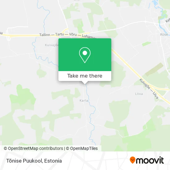 Карта Tõnise Puukool