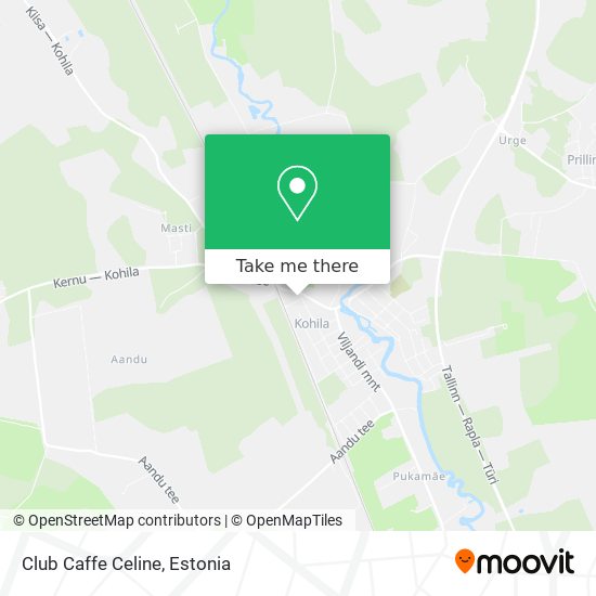 Club Caffe Celine map