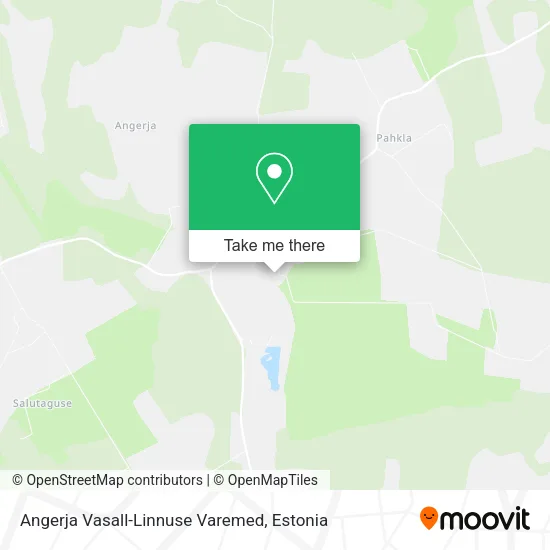 Angerja Vasall-Linnuse Varemed map