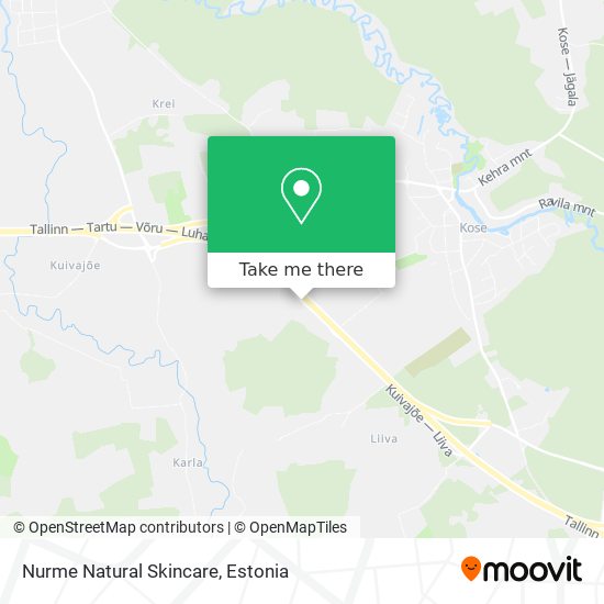 Nurme Natural Skincare map