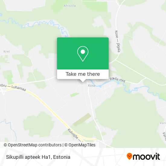 Карта Sikupilli apteek Ha1