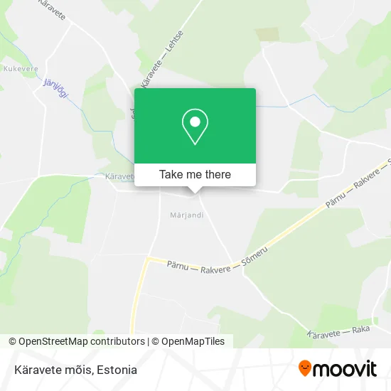 Карта Käravete mõis