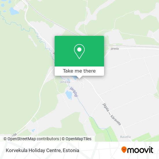 Korvekula Holiday Centre map