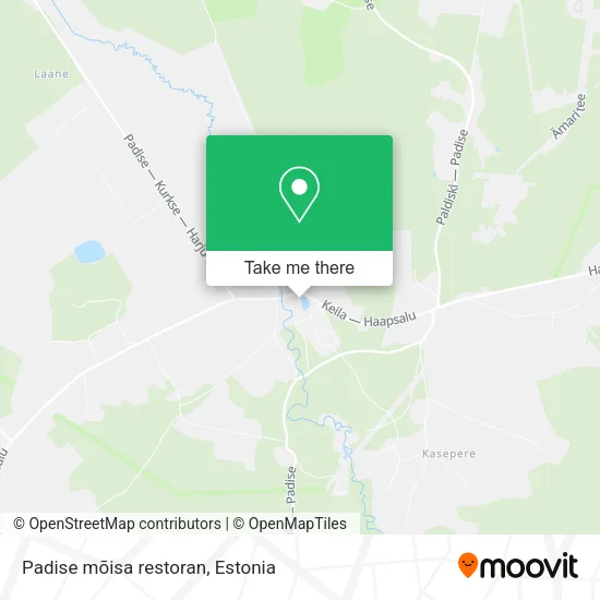 Карта Padise mõisa restoran