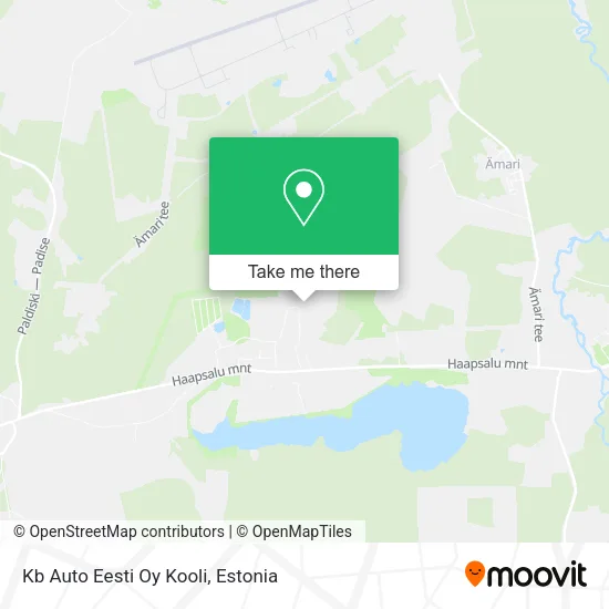 Карта Kb Auto Eesti Oy Kooli