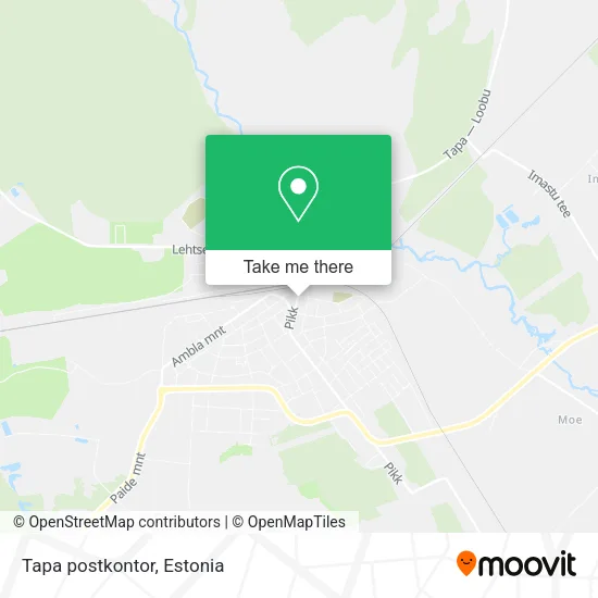 Карта Tapa postkontor