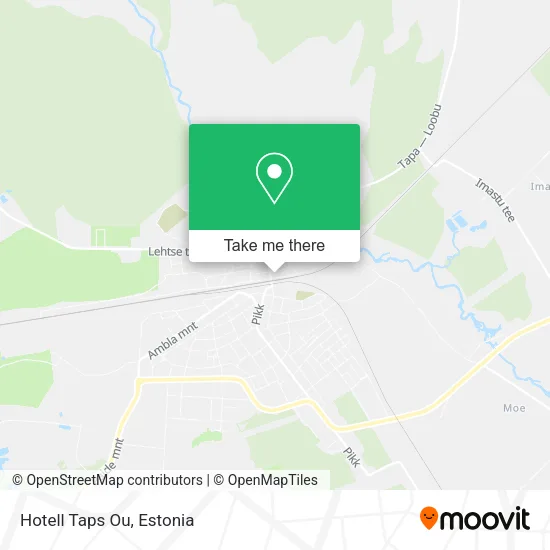 Hotell Taps Ou map