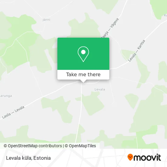Карта Levala küla