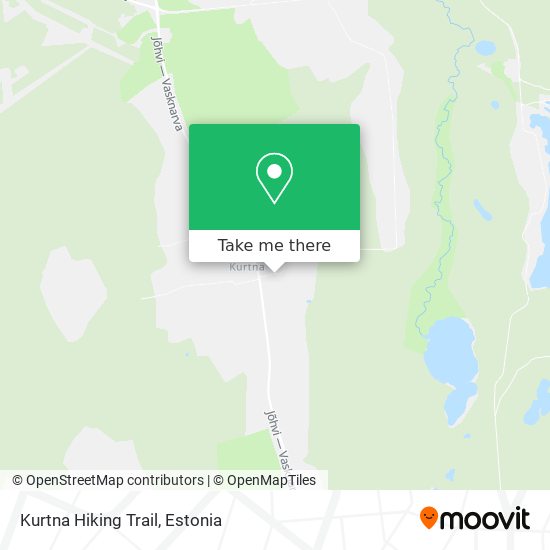 Kurtna Hiking Trail map
