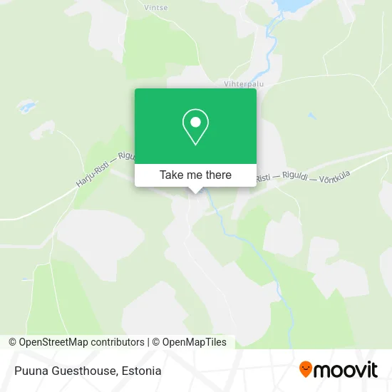 Puuna Guesthouse map