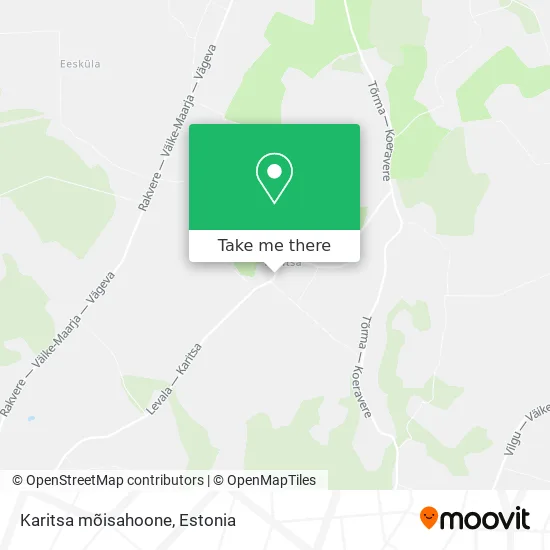 Карта Karitsa mõisahoone