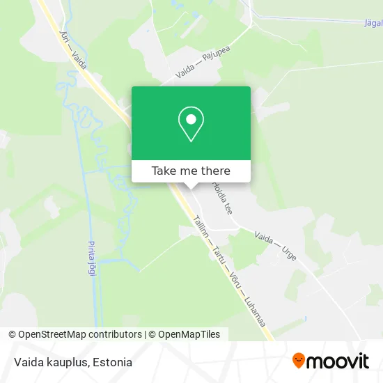 Карта Vaida kauplus