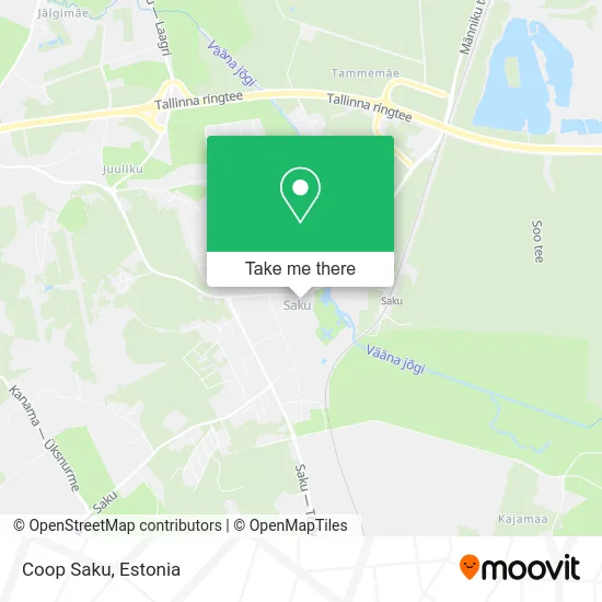 Карта Coop Saku