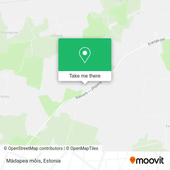 Карта Mädapea mõis