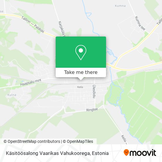 Käsitöösalong Vaarikas Vahukoorega map