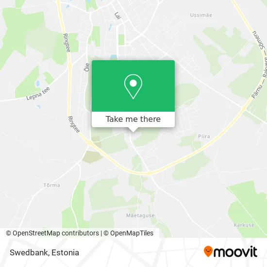 Карта Swedbank