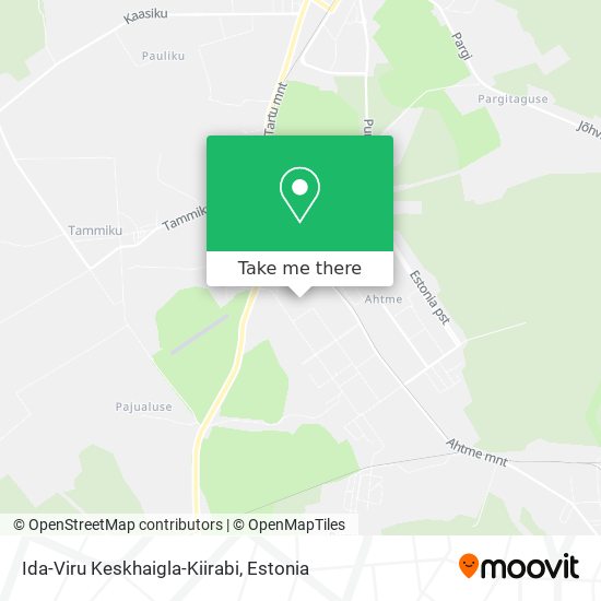 Ida-Viru Keskhaigla-Kiirabi map