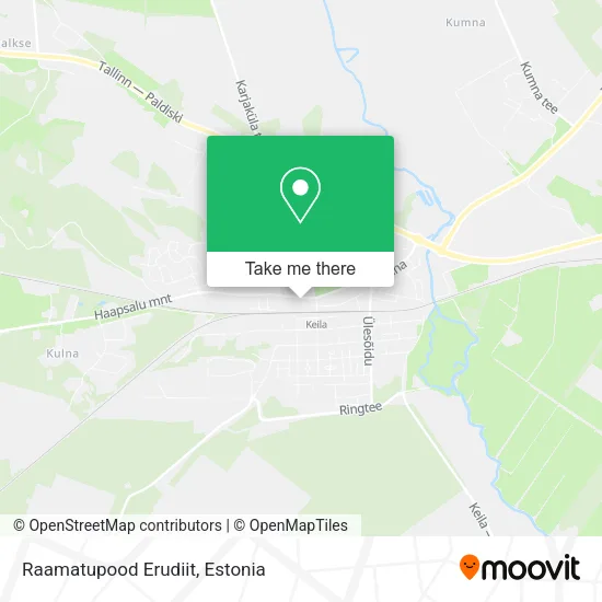 Карта Raamatupood Erudiit