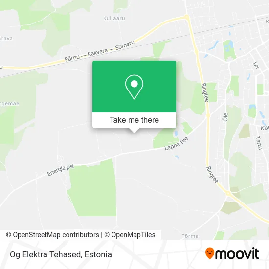 Карта Og Elektra Tehased