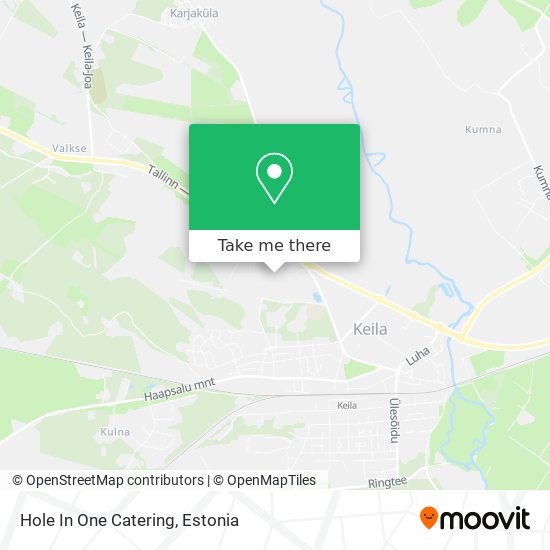 Hole In One Catering map