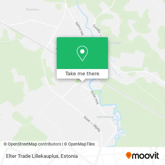 Карта Elter Trade Lillekauplus