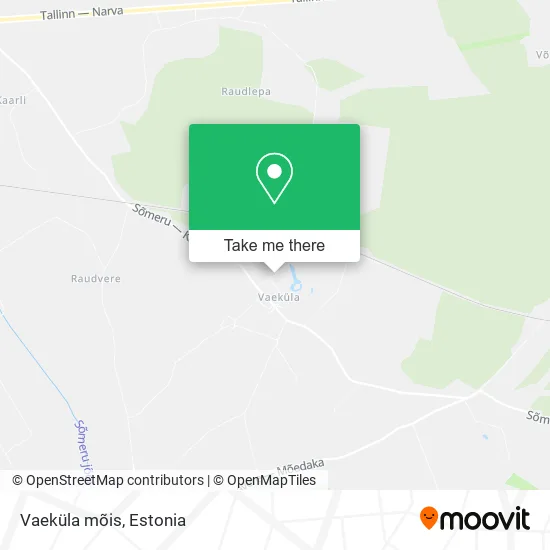 Карта Vaeküla mõis