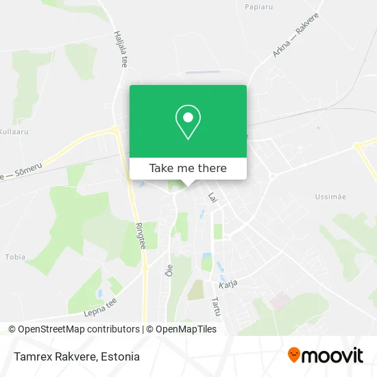 Карта Tamrex Rakvere