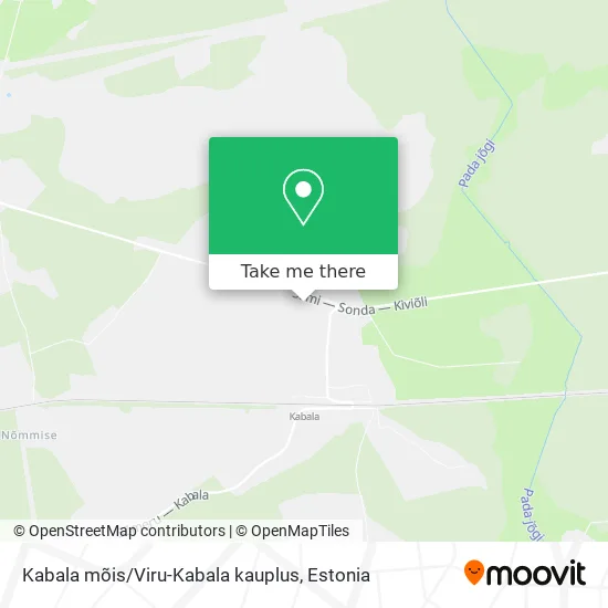 Карта Kabala mõis / Viru-Kabala kauplus