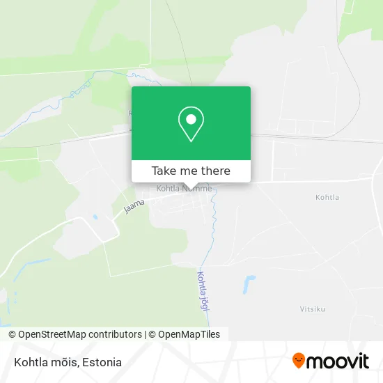 Карта Kohtla mõis