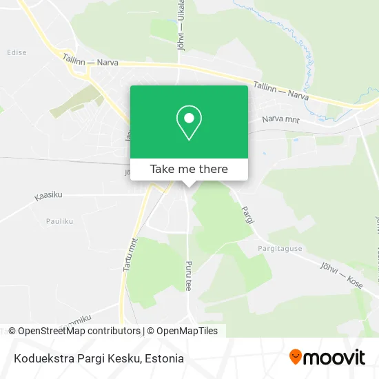 Карта Koduekstra Pargi Kesku