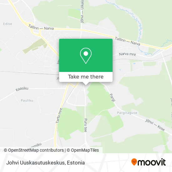 Карта Johvi Uuskasutuskeskus