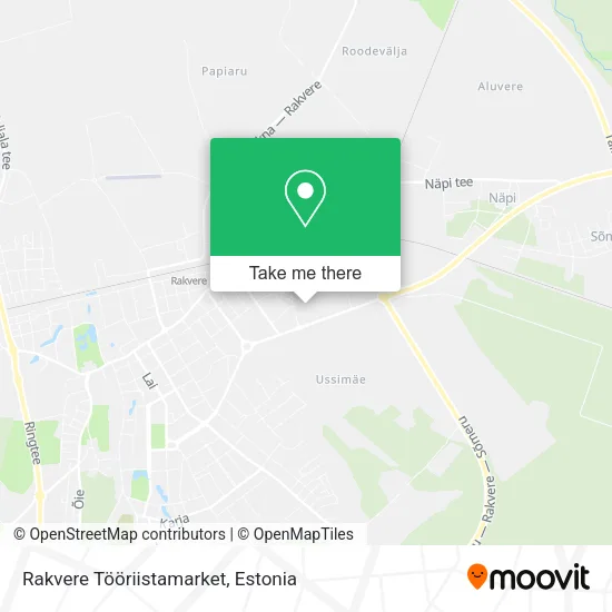 Карта Rakvere Tööriistamarket