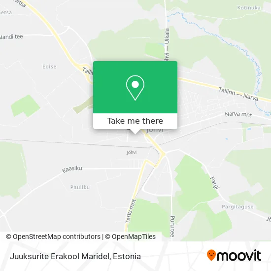 Карта Juuksurite Erakool Maridel