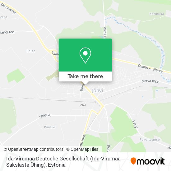 Ida-Virumaa Deutsche Gesellschaft (Ida-Virumaa Sakslaste Ühing) map