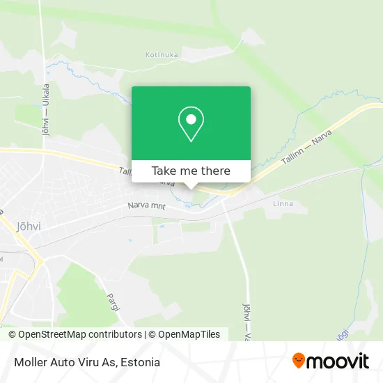 Карта Moller Auto Viru As