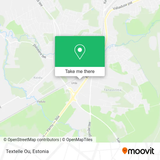 Карта Textelle Ou