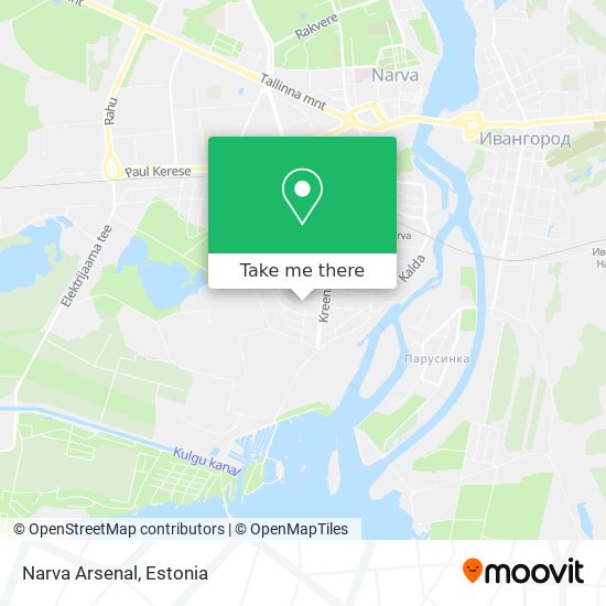 Narva Arsenal map