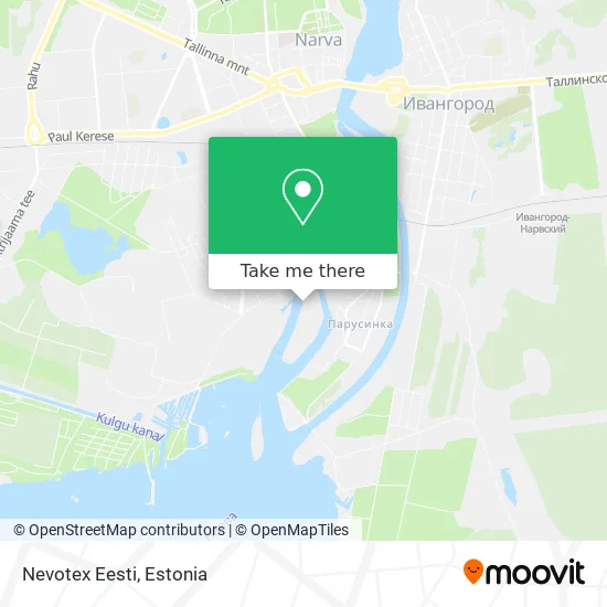 Карта Nevotex Eesti