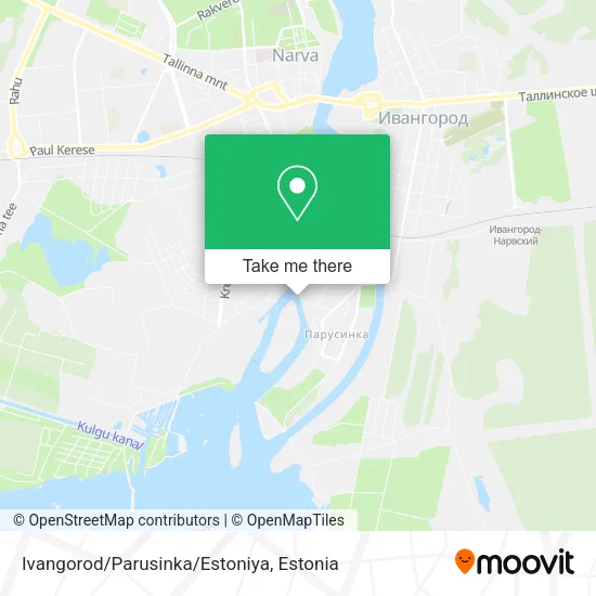 Карта Ivangorod/Parusinka/Estoniya